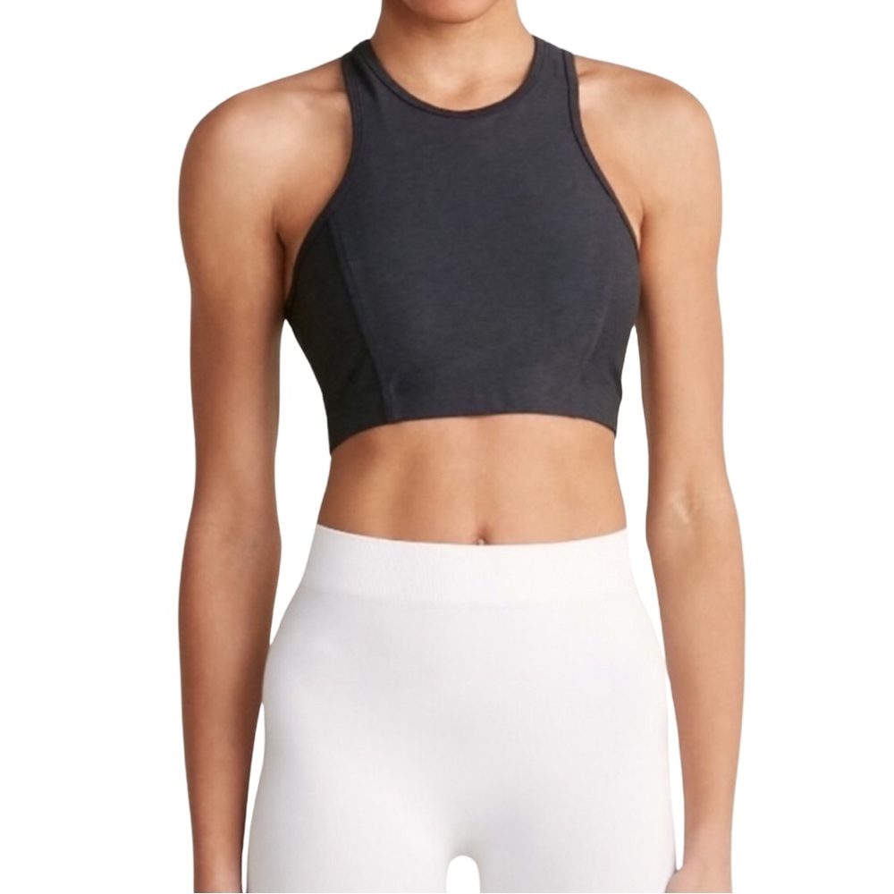 OUTDOOR VOICES REI Dark Gray Charcoal Sports Bra Women’s Medium M Gorpcore